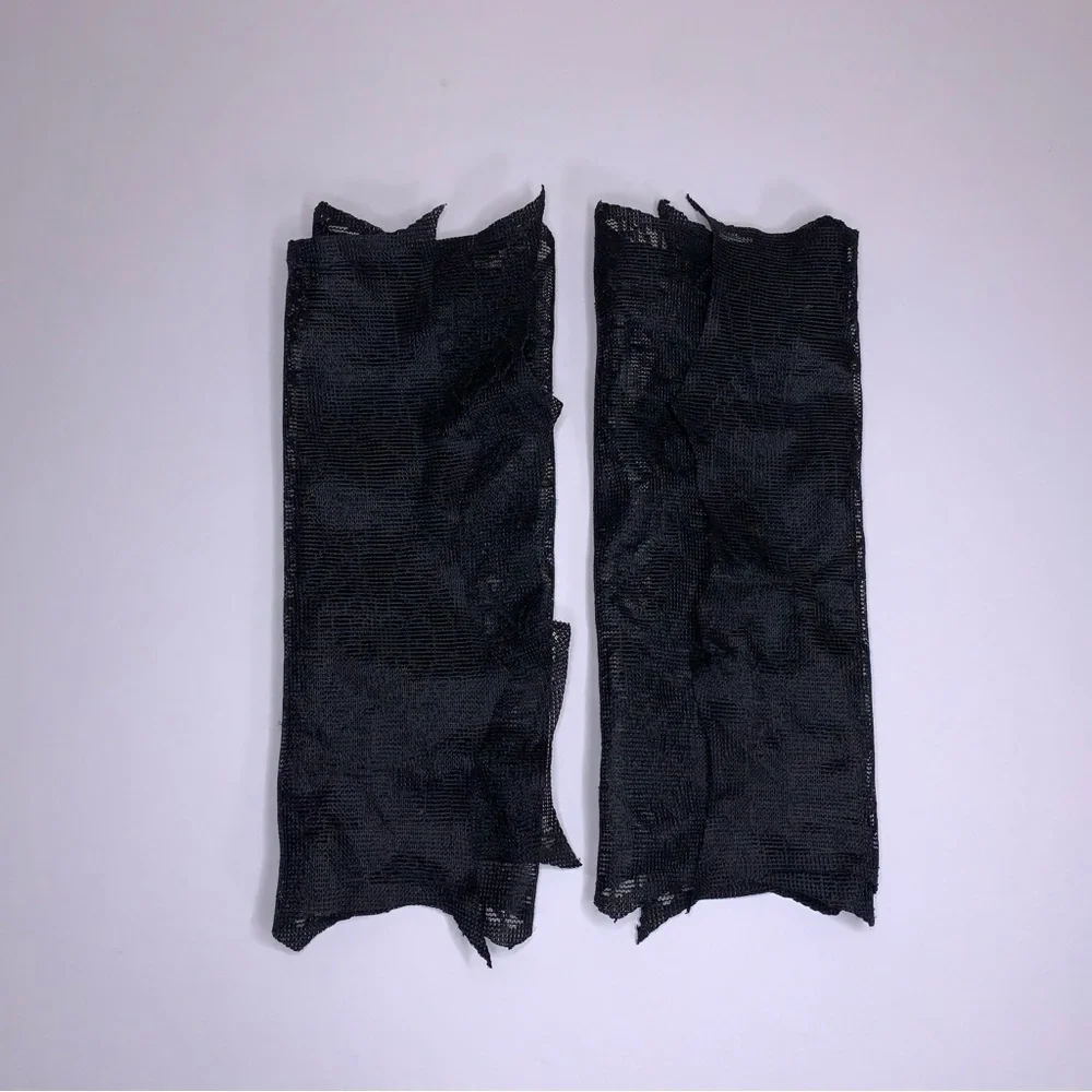 Set Of 2 Spiderweb Black Napkins Halloween Goth Home Decor Kitchen Dining Party